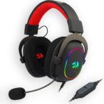 Headset Gamer Redragon Zeus X RGB USB 7.1 Surround Sound Virtual H510-RGB, Preto