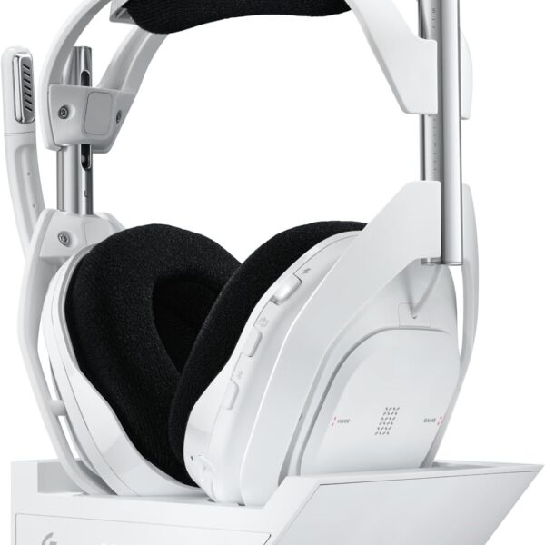 Headset Gamer Sem Fio Logitech G Astro A50 X LIGHTSPEED + Base Station, Com Conexão Bluetooth e HDMI 2.1 Passthru, Tecnologia PLAYSYNC, Compatível Com Xbox Series X|S, PlayStation, PC/Mac - Branco