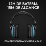 Headset Gamer Sem Fio Logitech G935 7.1 Dolby Surround com RGB LIGHTSYNC, Drivers de Áudio Avançados e Bateria Recarregável para PC, PlayStation, Xbox e Nintendo Switch - Imagem 2