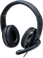 Headset Pro USB com Mic Preto Multi PH317: conforto, áudio nítido e praticidade plug and play para estudos, trabalho e games.