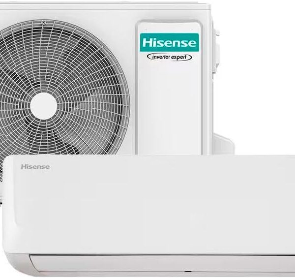 Hisense Ar Condicionado Split Inverter 12000 BTUs, Frio, R32, Wi-Fi, Branco, 220V