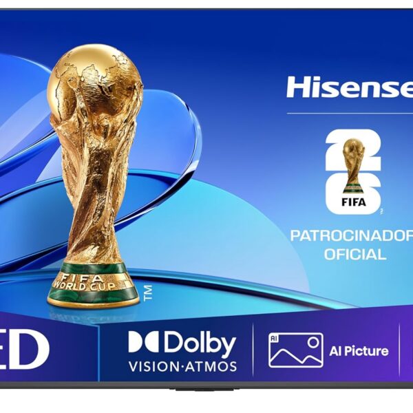 Hisense Smart TV UHD 4K QLED 55" Polegadas 55Q6QV com HDR10+, Dolby Atmos, Sports Mode, Game Mode Plus e Compatível com Alexa
