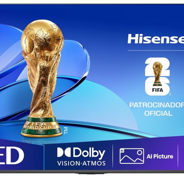 Hisense Smart TV UHD 4K QLED 65 65Q6QV com HDR10+ e Dolby Atmos: imagem e som premium para sua casa