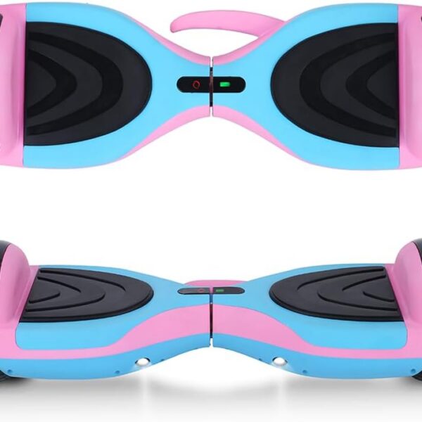 Hoverboard 6.5'' com Bluetooth, LED e 8km de autonomia: diversão, estilo e segurança para crianças e adultos até 100kg