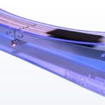 Hoverboard Levitante em miniatura NeoLev: base de 15,24 cm, levitação diamagnética e movimento quase sem fricção.