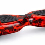 Hoverboard Skate Elétrico 6.5 Brinovar com Bolsa, LED e Bluetooth Vermelho Fogo para diversão e mobilidade segura