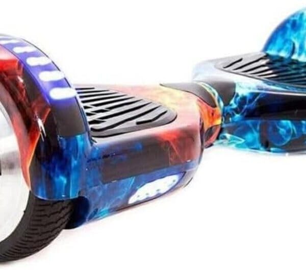 Hoverboard Skate Elétrico 6.5 Brinovar com LED Bluetooth e bolsa, até 12 km/h para mais diversão e mobilidade.
