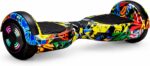Hoverboard Skate Elétrico 6.5" Brinovar com LED, Bluetooth e equilíbrio dinâmico para diversão com estilo.