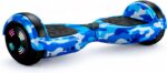 Hoverboard Skate Elétrico 6.5 Brinovar com LED e Bluetooth, equilíbrio dinâmico e potência de 700W para diversão com estilo.