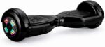 Hoverboard Skate Elétrico 6.5 com Bluetooth, LED e equilíbrio dinâmico para diversão com estilo e desempenho.