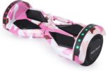 Hoverboard com Music Speaker e LED Front Lights All Terrain 8 rosa: estabilidade, Bluetooth e LEDs para diversão e compra segura