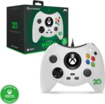 Hyperkin Duke Wired Controller Xbox Anniversary White: controle com fio oficial para Xbox Series X|S, One e Windows 10