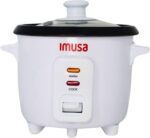 IMUSA - Panela elétrica de arroz de cerâmica para 1,5 xícaras, branca