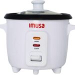IMUSA - Panela elétrica de arroz de cerâmica para 1,5 xícaras, branca
