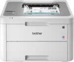 Impressora Brother Laser HLL3210CW Color A4 Wireless com impressão móvel, compacta e bandeja de 250 folhas.
