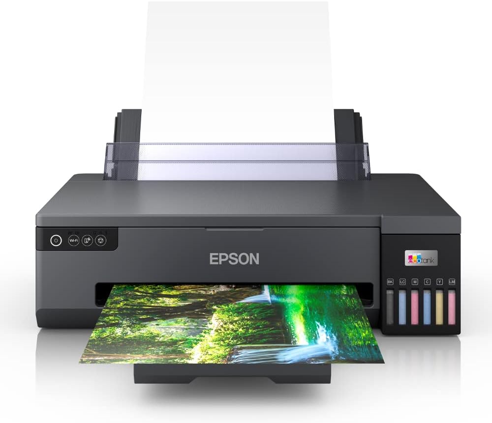 Impressora Fotográfica Epson EcoTank L18050 - Tanque de Tinta, 6 Impressora Fotográfica Epson EcoTank L18050 - Tanque de Tinta, 6 cores, Formato A3+, Bivolt