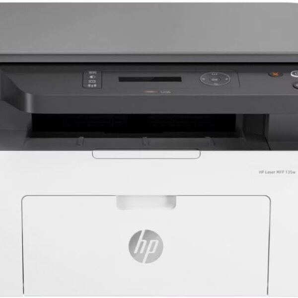 Impressora Multifuncional HP Laser MFP 135w: imprima, copie e digitalize com Wi-Fi e alta praticidade para o dia a dia.