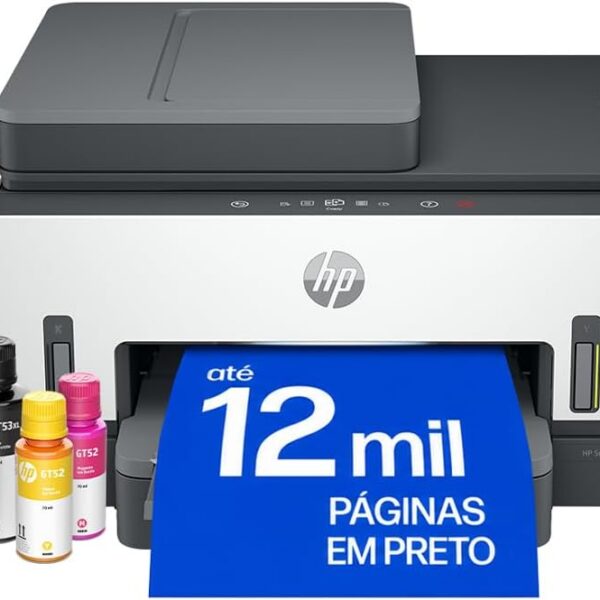 Impressora Multifuncional HP Smart Tank 794 Tanque de Tinta Colorida Wi-Fi Scanner Duplex, Bluetooth. Funções: Imprimir, Copiar, Digitalizar. Cor: Branco (2G9Q9A)