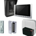 Interfone Video Porteiro Intelbras Allo WT7 Lite com WiFi e app para mais segurança e controle de acesso sem fio