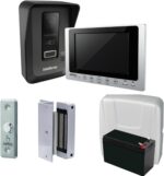Interfone Video Porteiro Intelbras Allo WT7 Lite com WiFi e app para mais segurança e controle de acesso sem fio