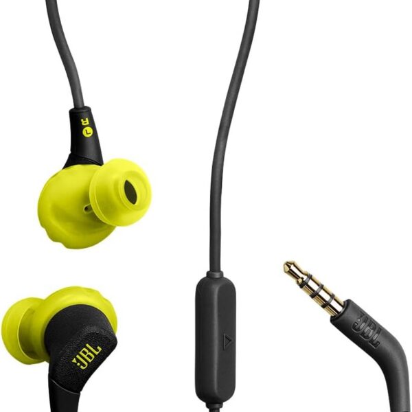 JBL Endurance Run 3: fone esportivo com fio, IP65 e microfone integrado para treinos com conforto e graves potentes