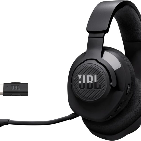 JBL, Fone de Ouvido Com Fio, Quantum 360 Wireless, Headset Gamer, Over Ear, Microfone Removível - Preto