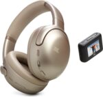 JBL Tour One M3 Latte: cancelamento adaptativo, áudio Hi-Res e até 70h de bateria para ouvir mais e melhor.