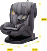 JOVIKIDS Cadeira de Segurança 3 em 1 com ISOFIX, rotação 360° e proteção para bebês e crianças - Imagem 2