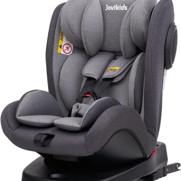 JOVIKIDS Cadeira de Segurança 3 em 1 com ISOFIX, rotação 360° e proteção para bebês e crianças