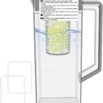 Jarro de água Samsung DA97-21261K com vedação reforçada, compatível com geladeiras RF24BB6900AC e outros modelos Samsung.