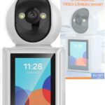 KV-727 Full HD: segurança e comunicação em tempo real com tela LCD, Wi-Fi e visão noturna.