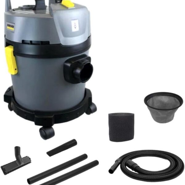 Kärcher Aspirador de Pó e Líquidos 1300W NT 585 220v: limpeza potente, versátil e prática para pó e líquidos.