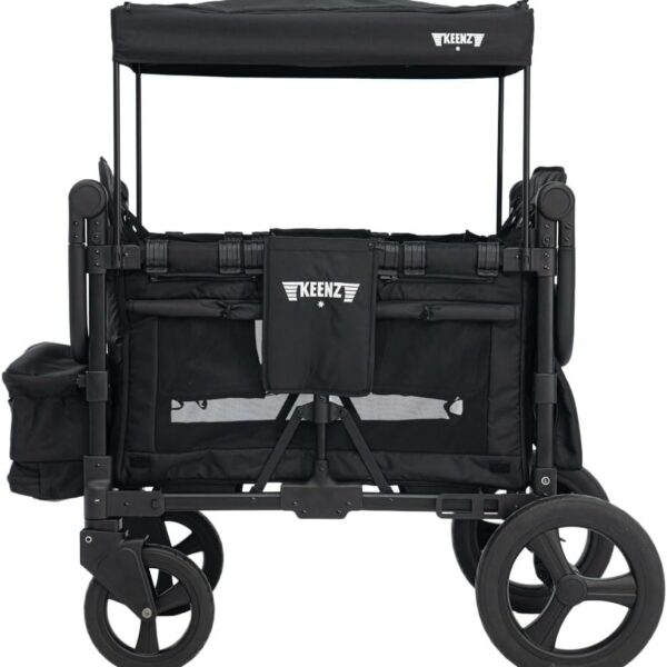 Keenz MoOV para 4 passageiros: carrinho todo-o-terreno dobrável com assentos reclináveis, cooler e rodas de borracha