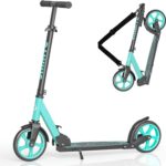 Kick Scooter SIMATE T1 ajustável e dobrável, ideal para crianças, teens e adultos, com rodas 8” e uso até 220 lbs.