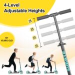 Kick Scooter SIMATE T1 ajustável e dobrável, ideal para crianças, teens e adultos, com rodas 8” e uso até 220 lbs. - Imagem 2