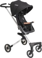 Kiddo Carrinho de bebê Spider Preto: carrinho de passeio prático para o dia a dia com mais conforto e mobilidade