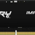 Kingston FURY Impact 32GB DDR5 4800MHz para notebook e gamers, mais desempenho e agilidade.