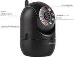 Kit 2 Câmeras ANJ.GG Wi-Fi HD 720p/1080p com visão noturna, áudio 2 vias e detecção de movimento para segurança residencial e pet - Imagem 2