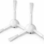 Kit 2 Escovas Laterais para Robô Aspirador X10+/X20+/S10+/S20+ com alta durabilidade e limpeza eficiente