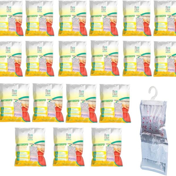 Kit 20 Desumidificador Antimofo Dry Closet Anti Mofo Armário