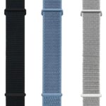 Kit 3 Pulseiras Esportiva Nylon Loop para Watch Series 7 8 9 e Ultra 2: conforto, estilo e fixação segura para comprar agora