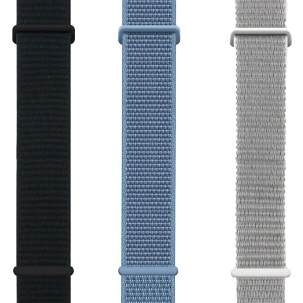 Kit 3 Pulseiras Esportiva Nylon Loop para Watch Series 7 8 9 e Ultra 2: conforto, estilo e fixação segura para comprar agora