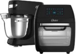 Kit Batedeira Planetária Bowl Inox III e Fritadeira 12L Oster - 127V