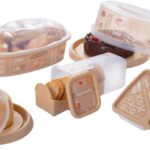 Kit Café da Manhã com 5 Peças Plasútil: mesa posta retrô, prática e completa para servir com estilo e organização.