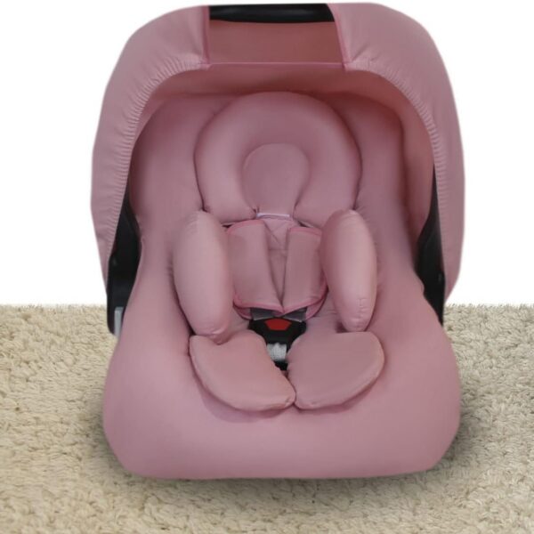 Kit Completo Para Bebê Conforto Nude: mais segurança e conforto com capota solar, capa macia, protetor de cinto e apoio redutor