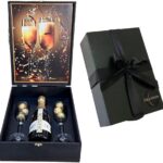 Kit Espumante Chandon 750ml Presente com 2 Taças e Ferrero Rocher: presente sofisticado para brindar com elegância em qualquer ocasião.