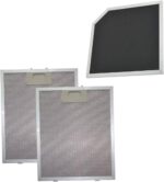 Kit Filtro Coifa Fischer Talent 90cm (2 Alumínio + 1 Carvão)