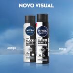 Kit NIVEA Men Black&White Invisible: proteção antitranspirante contra manchas e suor por até 48h, 2 unidades. - Imagem 2