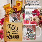 Kit Presente Cesta Café da Manhã Dia das Mães com caneca decorada: um presente completo e cheio de carinho para surpreender a mamãe. - Imagem 2