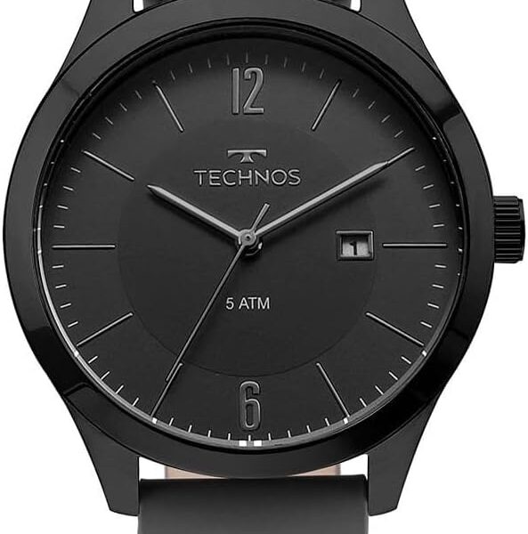 Kit Relógio Technos Masculino Steel Preto: elegância e estilo para compor looks com sofisticação no dia a dia.